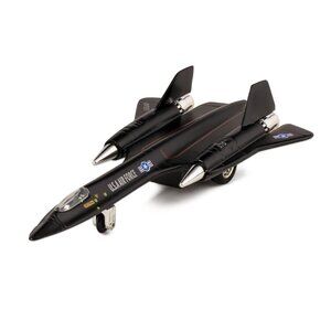 US Air Force SR-71A Blackbird 8" Die Cast Metal Pull Back Action Mode